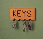 Unfinished Key Rack, Unassembled