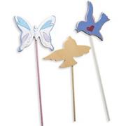 Unfinished Wooden Birds and Butterflies (pack of 12)