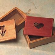 Unfinished Designer Cut-Out Box - Tulip Shape