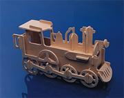 Unfinished Punch and Make Train Model, Unassembled