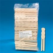 Clothespins, Large Flat, 3-3/4"  (pack of 100)
