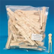 Clothespins, Small Flat, 2-3/8"  (pack of 100)