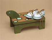 Unfinished Turtle Stool, Unassembled