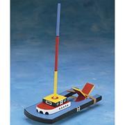 Unfinished Wooden Paddle Boat, Unassembled (pack of 12)