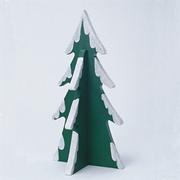 Unfinished Wooden Christmas Tree, Unassembled