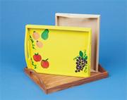 Unfinished Wooden Trays (set of 3)