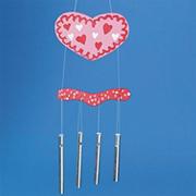 Heart Wind Chimes  (pack of 6)