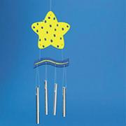 Unfinished Star Wind Chimes, Unassembled (pack of 6)