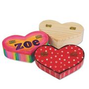 Unfinished Heart-Shaped Box