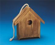 Unfinished Wren Birdhouse