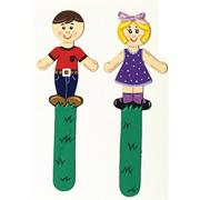 Craft Sticks with Shaped Tops (pack of 36)