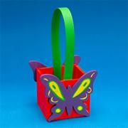 More info about Wooden Butterfly Basket w/handle Wooden Butterfly Basket w/handle