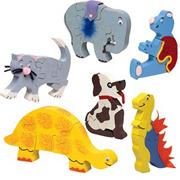 Unfinished Animal Puzzles (pack of 6)