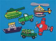 Transportation Wooden Cutouts  (pack of 36)