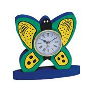 Unfinished Wood Butterfly Clock (pack of 6)
