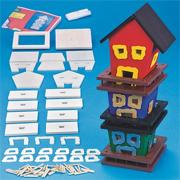 Unfinished D-I-Y 3 Tier Birdhouse Craft Kit
