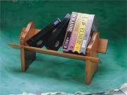 Unfinished Colonial Book/VCR Rack, Unassembled