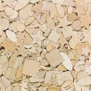 Wood Shapes, 7 Designs (pack of 1000)
