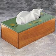 Unfinished Rectangular Tissue Box, Unassembled