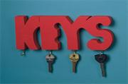 Unfinished Key Rack