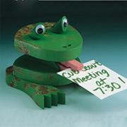 Unfinished Frog Note Holder, Unassembled (pack of 12)