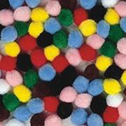 Pom Poms 1/2" - Assorted colors  (pack of 100)