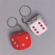 Dice Key Chains  (pack of 12)
