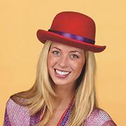 Red/Purple Dapper Hat