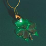 More info about Lightup Shamrock Necklace (pack of 12) Lightup Shamrock Necklace (pack of 12)